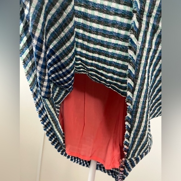 Maeve By Anthropologie Wavelet One Shoulder Strap Ruffle Dress  Size 2 - Picture 6 of 9